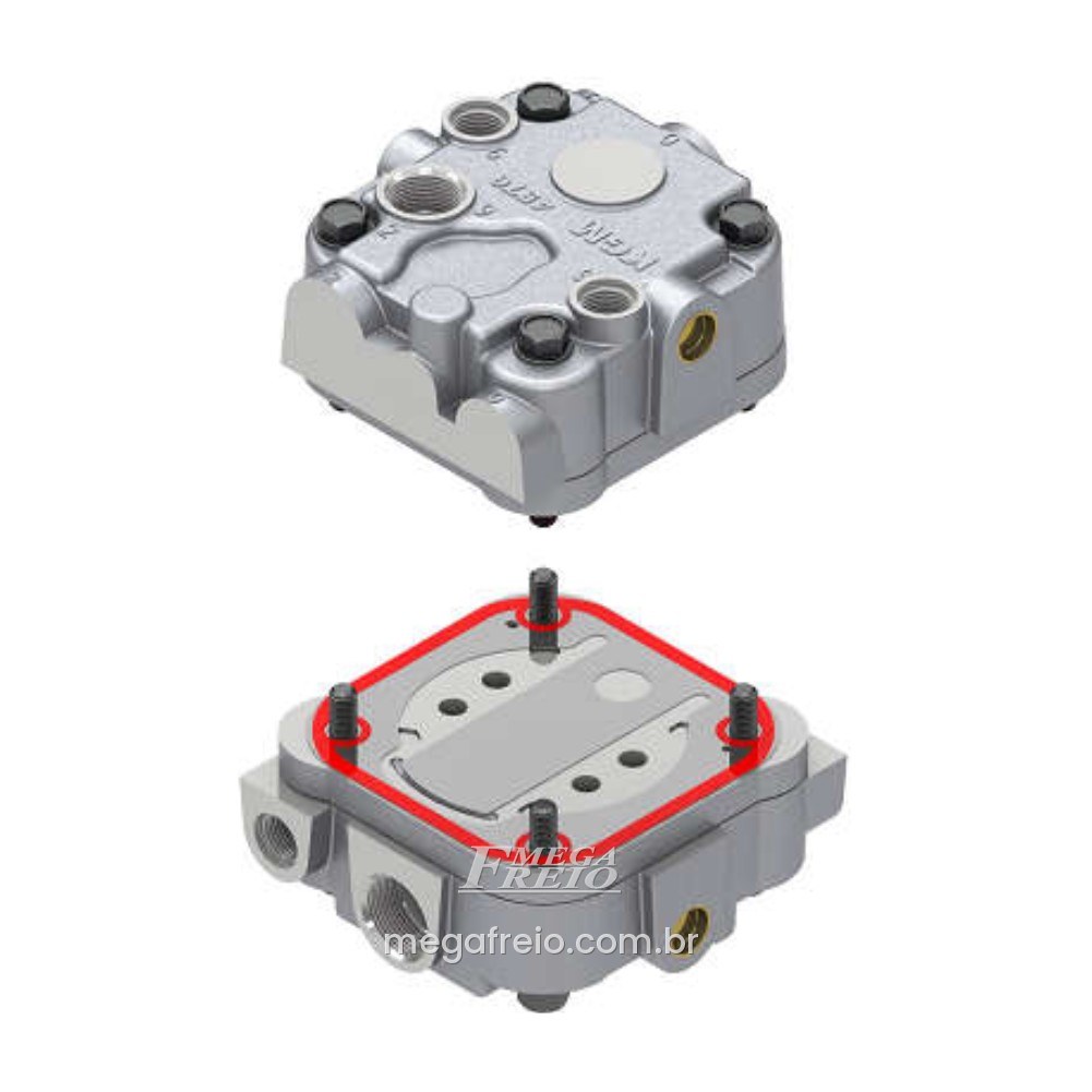 Cabeçote P/Compressor 80mm Substituição K019159