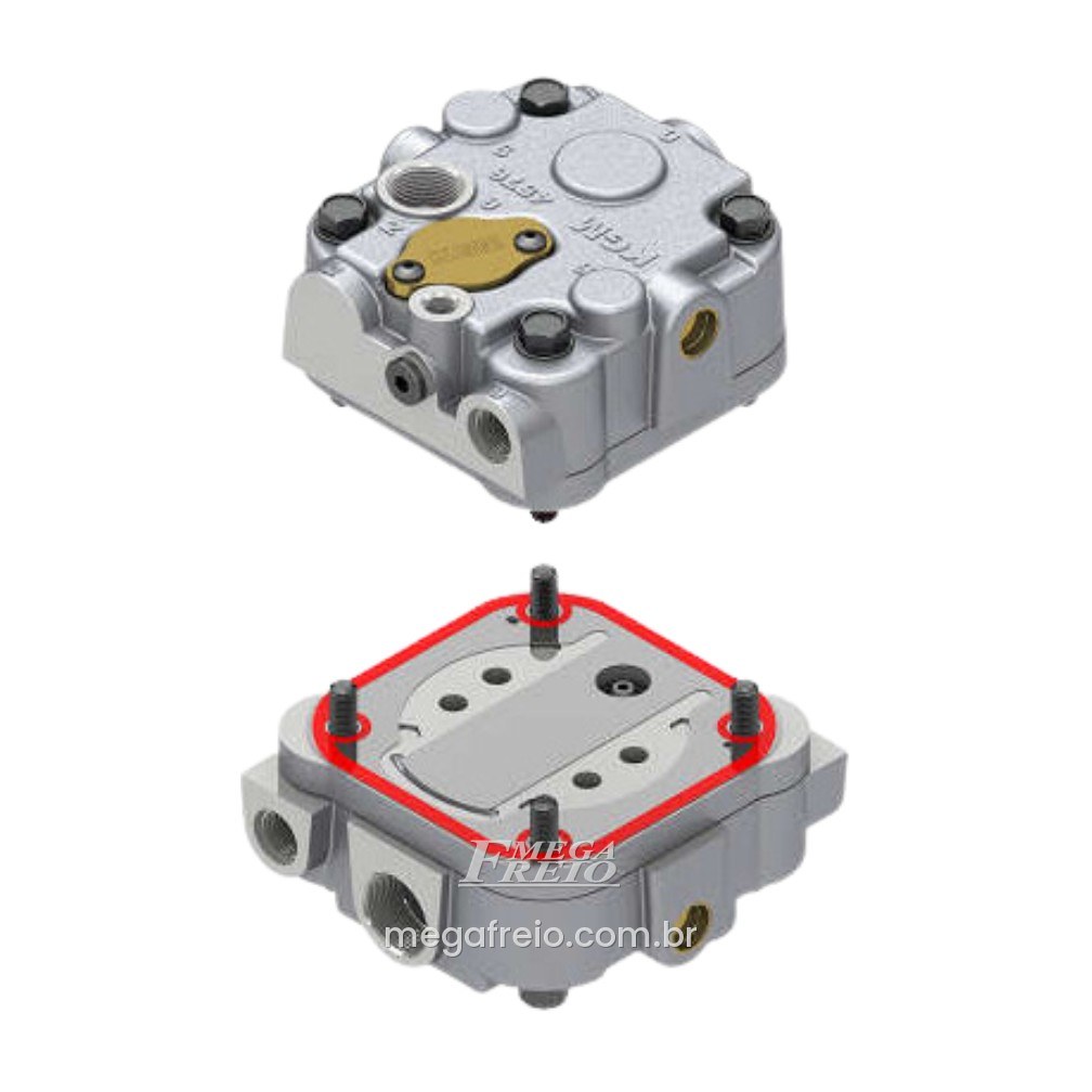Cabeçote P/Compressor 80mm (K019553 /K006282)