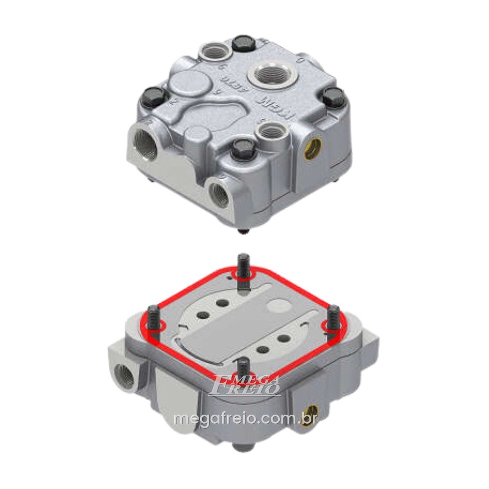 Cabeçote P/Compressor 80M (Cummins VW) Adaptação