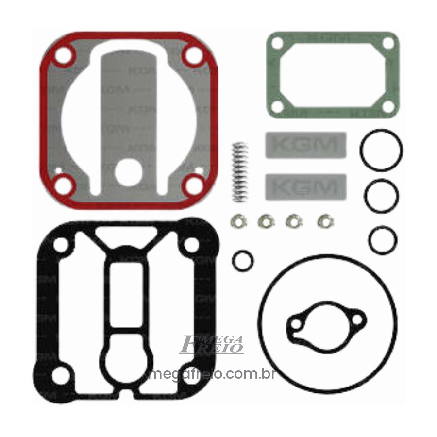 Kit Reparo P/Cabeçote Do Compressor C/Ess