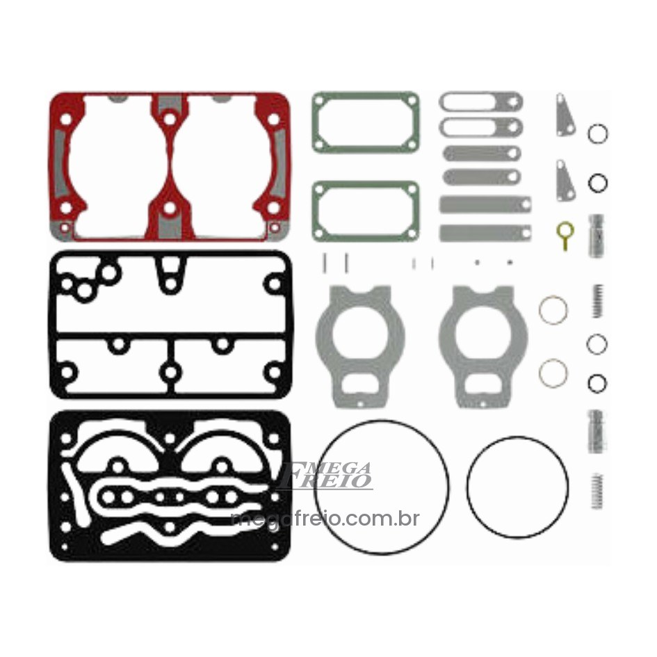 Kit Reparo P/Cabeçote Do Compressor LK 4941 ( Scania Serie 4 )